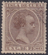 Cuba 1890 Sc 132 Ed 112 Used Light Cancel - Cuba (1874-1898)