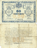 France - BILLET - Chambre De Commerce De ROUEN - 50 Centimes - 1920 - JP.110.01 - 15-263 - Bonds & Basic Needs