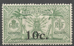 NOUVELLES-HEBRIDES N° 73  NEUF** SANS CHARNIERE  / Hingeless / MNH - Ongebruikt