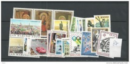 1987  MNH San Marino Year Complete, Postfris** - Années Complètes