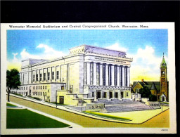 ► Worcester Memorial Auditorium   (Massachusetts) -  1920/30s - Worcester