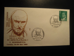 CALELLA Barcelona 1981 Expo Fil Medicina Hipocrates Medicine Health Sante Cancel Cover SPAIN - Médecine