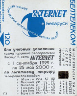 BELARUS - CHIP CARD - INTERNET IN BELARUS BLUE - 120 UNITS - TARIF TA23 Г3  (HIGHLY USED) - Bielorussia