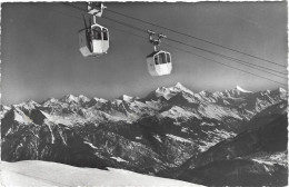 Crans Sur Sierre Téléférique Restaurant Bella Lui 1953 - Crans-Montana