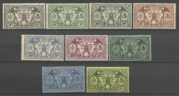 NOUVELLES-HEBRIDES Série Complète N° 91 à 99 NEUF* AVEC OU TRACE DE  CHARNIERE  / Hinge  / MH - Unused Stamps