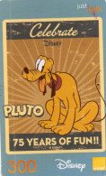 THAILAND - PREPAID - ORANGE - WALT DISNEY - CELEBRATE 75 YEARS OF FUN - PLUTO - Thaïland