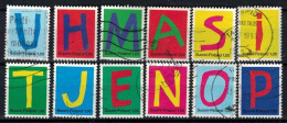 1996 Finland, Letter Stamps,  Michel 1319-30 Complete Used Set. - Gebruikt