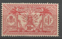 NOUVELLES-HEBRIDES N° 28 NEUF** SANS CHARNIERE  / Hingeless / MNH - Unused Stamps