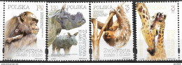 2018 Polen Mi. 5079-82**MNH   Zootiere Mit Ihren Jungen. - Ongebruikt