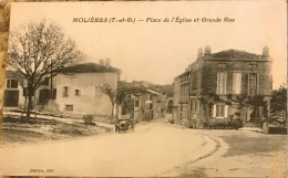 Place De L'église Et Grande Rue - Molieres