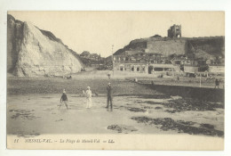 76/ CPA A - Mesnil Val - La Plage De Mesnil Val - Mesnil-Val