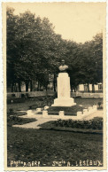 ARDRES - Carte Photo, Général St Just - Autographe, CP écrite Par Le Sculpteur Du Monument A. LESIEUX - Ardres