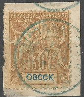 OBOCK N° 40 OBL Sur Fragment / Used - Used Stamps