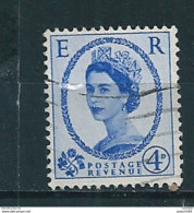 N° 268 Elizabeth II- Filigrane M  Timbre  GRANDE BRETAGNE 1952 Stamp GB Royaume Uni Postage Revenue - Usati