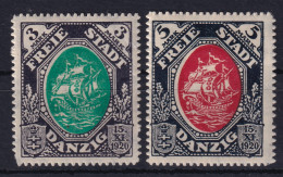 DANZIG 1921 - MNH/MLH - Mi 60, 61 - Neufs