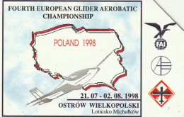 POLONIA. 567. Michalkow Airport-Ostrow Wielkopolski. 25U. 01-1998. (242) - Polonia