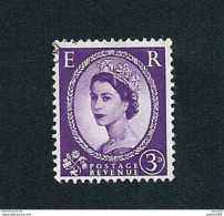 N° 331 Elizabeth II 3P  Timbre GRANDE BRETAGNE OBLITÉRÉ  1958 Stamp Royaume Uni GB Postage Revenue - Usati