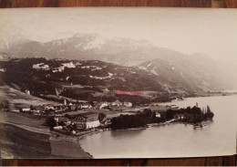 Photo 1890's Talloires Haute Savoie France Tirage Albuminé Albumen Print Vintage - Plaatsen