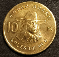 PEROU - PERU - 10 SOLES DE ORO 1982 - KM 272.2 - Pérou