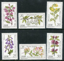 DDR 1981 Rare Wild Flowers  MNH / **.  Michel 2573-78 - Neufs