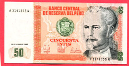 50 Intis Neuf 3 Euros - Peru