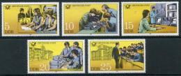 DDR 1981 Postal Workers' Training  MNH / **.  Michel 2583-87 - Nuovi