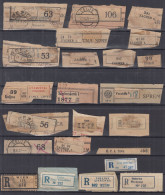 ⁕ Worldwide Lot ⁕ Old Postage Label ⁕ 23v Used - Poste