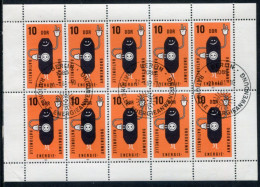 DDR 1981 Energy Conservation Sheetlet  Used.  Michel 2601 Kb - Used Stamps