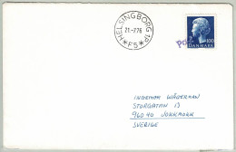 Dänemark / Danmark 1976, Briefausschnitt Paquebot Helsingborg - Jokkmokk - Briefe U. Dokumente