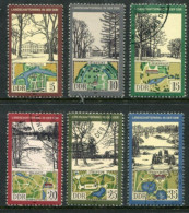 DDR 1981 Landscaped Parks Used.  Michel 2611-16 - Used Stamps