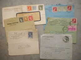 BELGIQUE, TOP LOT D' ENVELOPPES MARCOPHILIE BANQUES COMMERCIALES TIMBREES ANNEES 50 - Collections (sans Albums)