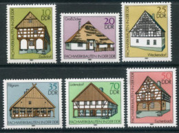 DDR 1981 Timber-framed Houses MNH / **.  Michel 2623-28 - Neufs