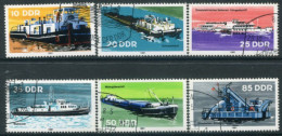 DDR 1981 Inland Shipping Used.  Michel 2651-58 - Gebraucht