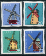 DDR 1981 Windmills MNH / **.  Michel 2657-60 - Ongebruikt