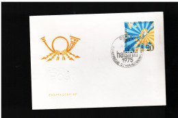 Ddr -germania Est - 1975 Fdc Helsinki 1975 - 1971-1980