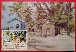 PREMIER JOUR  - Polynesie Francaise - YT. 224 - Paysage D'Anna - Maximum Cards