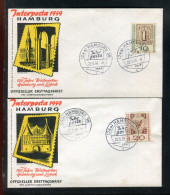 "BUNDESREPUBLIK DEUTSCHLAND" 1959, Mi. 310a/311a Auf 2 FDC (1001) - 1948-1960