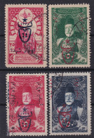 OTTOMAN EMPIRE 1917 - Canceled - Sc# 541B, C, D, E, Mi 618-621 - Gebraucht