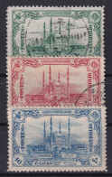 OTTOMAN EMPIRE 1913 - MLH/canceled - Sc# 251-253 - Unused Stamps