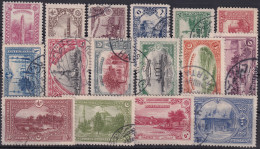 OTTOMAN EMPIRE 1914 - Canceled - Sc# 254-269 - Used Stamps