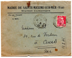 SAINT MAXIME - MAIRIE - 1946 . - Used