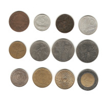 133/ Lot Italie : 12 Monnaies (toutes Différentes) - Other & Unclassified