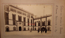 2 Photo 1880's La El Marsa Résidence D'été Du Bey + Kassar Saïd Tunisie Tirage Albuminé Albumen Print Vintage - Plaatsen