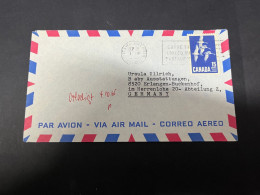 5-11-2023 (1 V 24) Canada Cover Posted To Germany (1960's) 2 Covers - Lettres & Documents