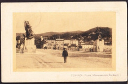 TORINO - PONTE MONUMENTALE UMBERTO I - F.P. - STORIA POSTALE - Pontes