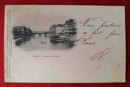 CPA -  Nantes - Quai De La Loire -   ( Cachet Sur Le Verso 1900) - Nantes