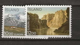 1986 MNH Iceland, Michel 648-49 Postfris** - Unused Stamps