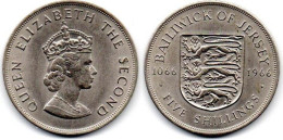 MA 27395  / Jersey 5 Shillings 1966 SUP - Jersey