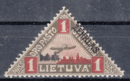 Lithuania Litauen 1922 Mi#118 I Mint Hinged - Lithuania