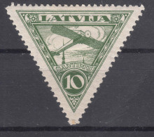 Latvia Lettland 1928 Airmail Mi#129 Mint Hinged - Lettland